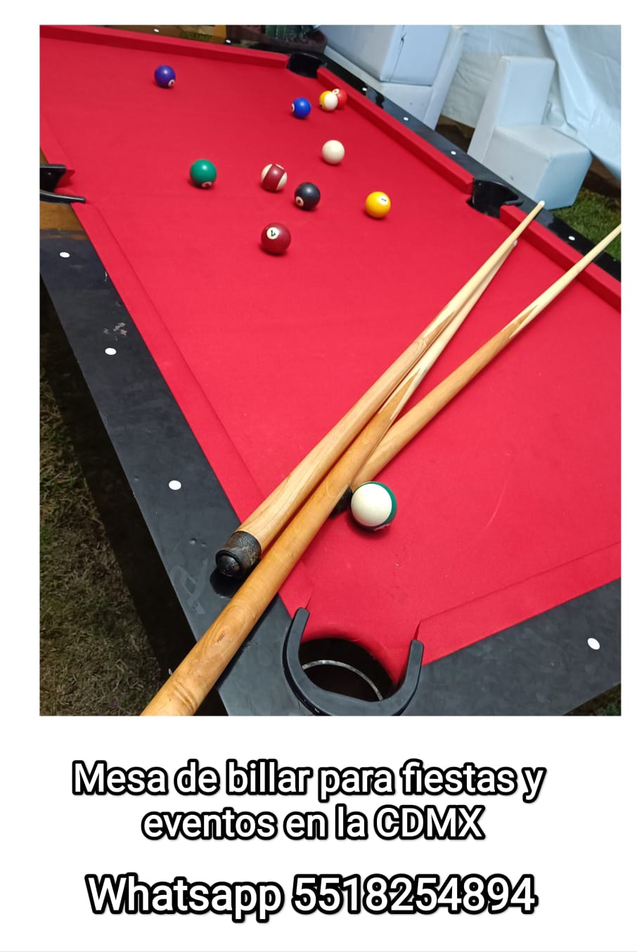 Mesa de billar para eventos — foto 1