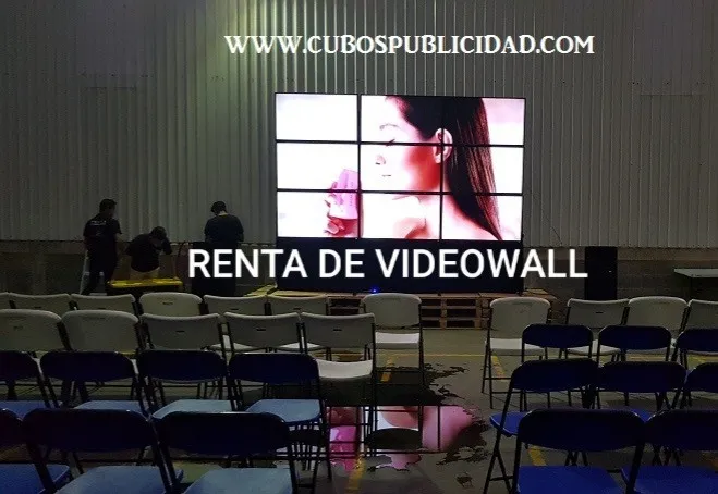 Renta de pantallas para eventos: Video wall conferencia auditorio