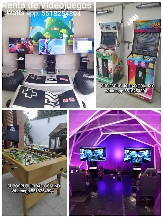 Zona de consolas y estaciones de videojuegos para eventos Zona de consolas y estaciones de videojuegos para eventos
