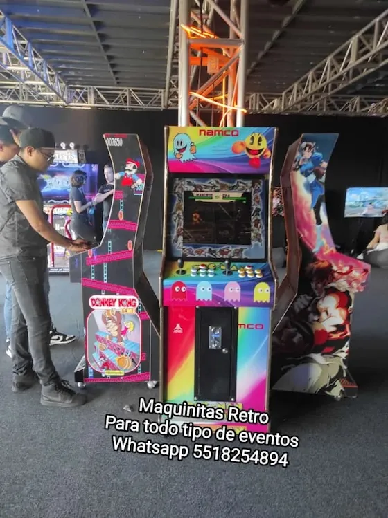 Juegos arcade en un evento Juegos arcade en un evento