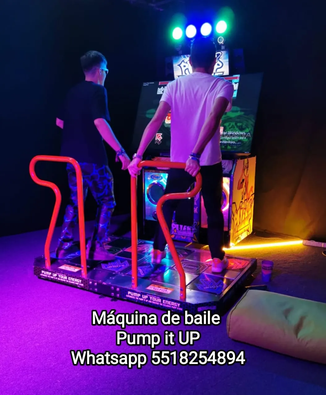Renta de videojuegos para eventos: Maquina baile dos jugadores